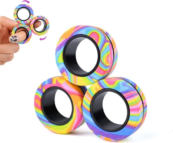 Fidget Toys  Magnetic Rings  Spin Connect