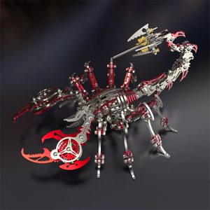 Colorful 3D Metal Puzzle Scorpion DIY Model Kit Premium Version